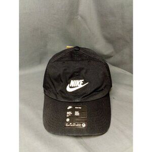 Nike Men's 100% Cotton Apex Baseball Hat Black Size M NEW!